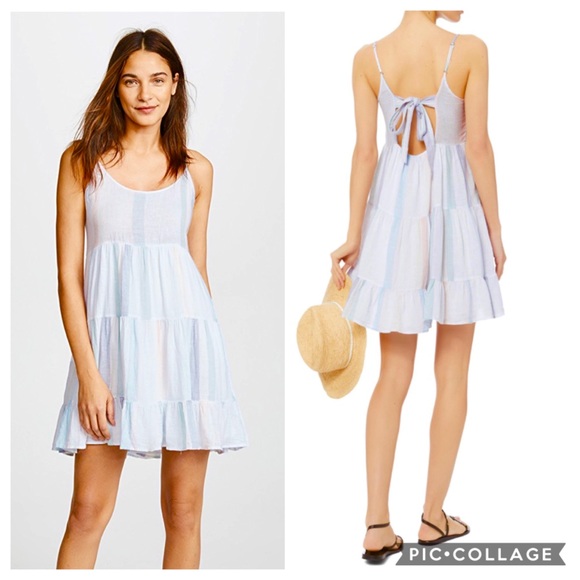 Rails Dresses & Skirts - Rails Amber Seychelles Stripe Keyhole Back Dress S